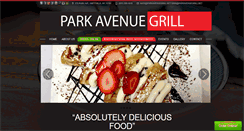 Desktop Screenshot of parkavenuegrill.net